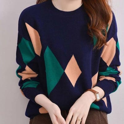 Ruitgebreide kleding van hoge kwaliteit, verdikte onderkleding in buitenlandse stijl, vintage warmhoudend, trendy, modieus, veelzijdig damesvest 2XL