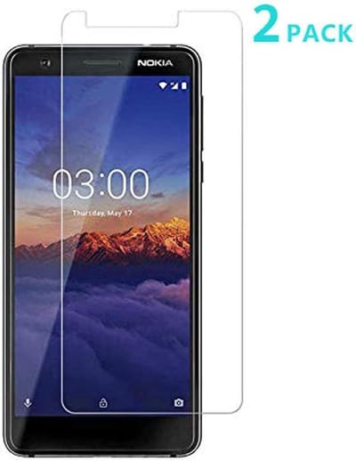 2 Stuks Screenprotector Tempered Glass Glazen Gehard Screen Protector 2.5D 9H (0.3mm) - Geschikt Voor: Nokia 8