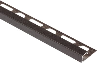 Schlüter Quadec TSDA tegelprofiel structuur aluminium donker antraciet 11 mm x 300 cm