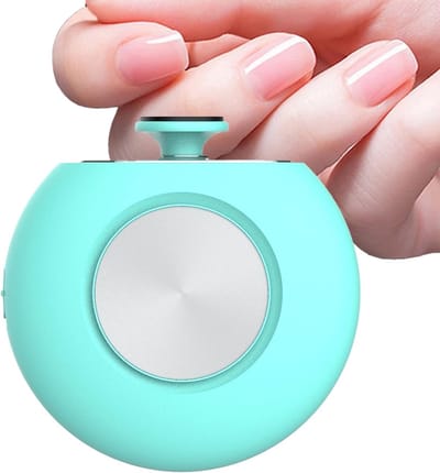 Elektrische Nagelknipper - Automatische Knipper - Manicure Verzorging - Geïntegreerde Vijl - 7 x 7 cm - Wit