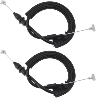 Dailygoods- Ontgrendelingskabel 2 Stuks - Compatibel met Skoda Fabia 545/542 - Duurzaam - Voor Dubbele Deuren - Vervangonderdeel 5J6837085L - Deurslotkabel