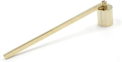 Kaarsen Accessoires - Kaarsenblusser Set - Kaarsen Onderhoud - Roestvrij Staal - 16 cm Lengte - Goudkleurig