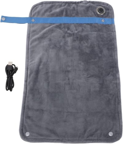 Verwarmde Deken - Elektrische Plaid - Comfort Thuis - Temperatuurregeling - Compact Formaat - Donkergrijs