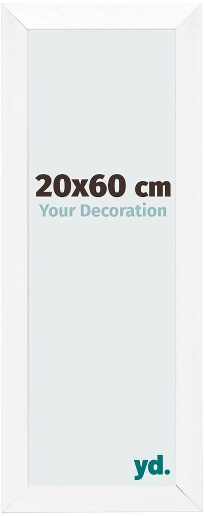 Your Decoration - Fotolijst 20x60 cm - MDF - Wit Hoogglans - Pisa