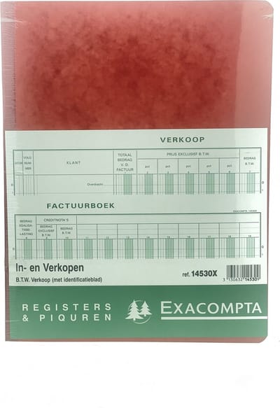 Exacompta In- en Verkopen Boek 32 x 24.5 cm - Nederlandstalig