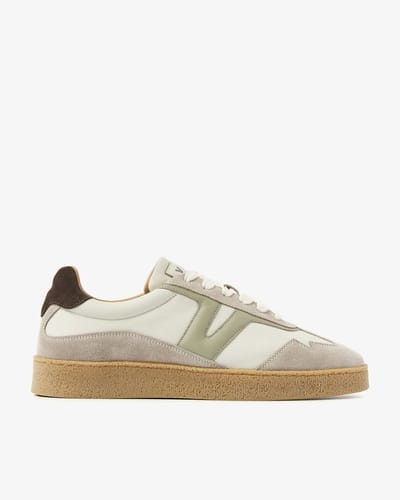 VIA VAI Zane Dexter Sneakers Heren - Leer,Su�de - Groen