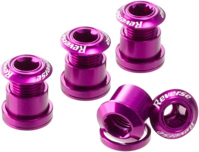 Reverse Chainring Bolt Set purple