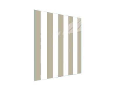 TMK ArtDeko Serie - Snijplank van gehard glas - 45x52 cm - Veelkleurige strepen - Antibacterieel