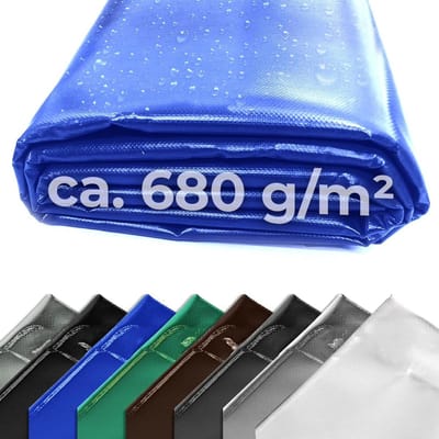 Zeil PVC Vrachtwagen 680 g/m² - Waterdicht en Scheurbestendig - Per Meter en Afmeting
