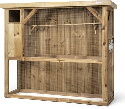 Wood Selections Volière Roos R1 - Vogelkooi - vogelhuis voor buiten - papegaaienkooi - dierenverblijf - Vogelren - vogelverblijf