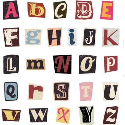 Retro Alfabet Stickers Kleurrijke Letter Notitieboek Decoratie Zelfklevende Stickers Notitieboek Waterbeker Envelop Cadeau Stickers