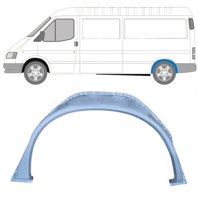 Binnenste reparatiepaneel achter wielkast voor Ford Transit 1986-2000 / Links