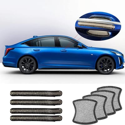 Bling Car Deurgreep Beschermers - 4-delige Set voor Krassen, Schade en Verfbehoud - Auto Accessoires voor Veiligheid en Stijl