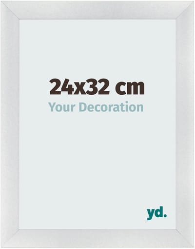 Your Decoration - Fotolijst 24x32 cm - MDF - Zilver Mat - Pisa