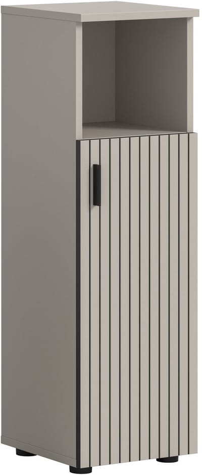 Slimme Badkast In Kasjmier Look - Extra Opslag en Stijlvol Design - 30x95x30cm