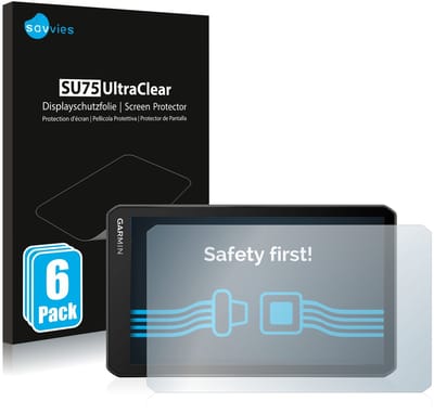 Savvies - Screenprotector voor Garmin dezl LGV700 - Folie Beschermfolie transparant 6 Stuks