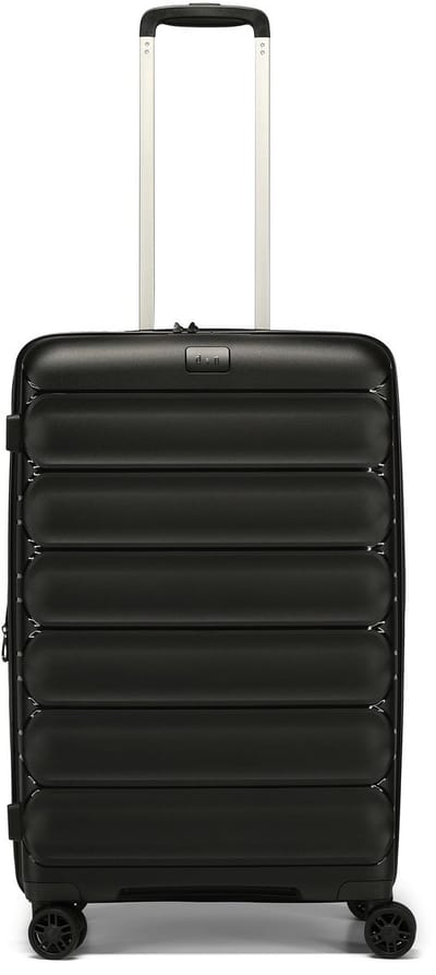 d & n Travel Line 4700 4 wielen Trolley 68 cm met uitbreidingsplooi - Harde bagage - TSA slot - black
