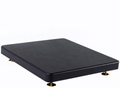 Subwoofer Isolatie Stand - Speaker Voet - Geluid Verbeteren - Hoge Dichtheid Plaat - 35x35cm - Houtnerf Zwart