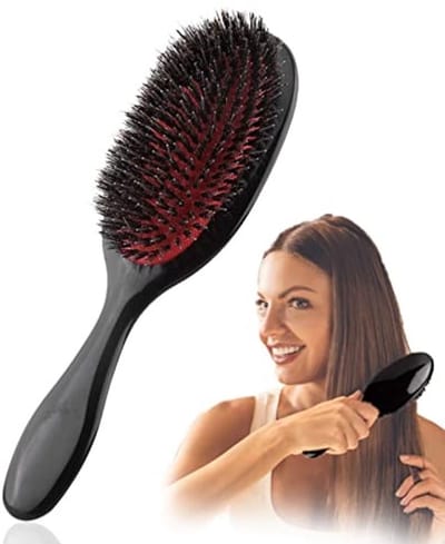 Dailygoody - Ovale Haarborstel - Nylon en Kunstborstels - Antistatisch Ontwarren - Grote Paddle - Stylinggereedschap - Geschikt voor Alle Haartypes -