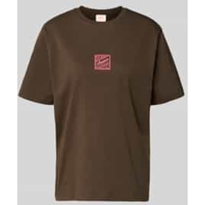relaxed fit T-shirt van puur katoen model 'BROOK SS HOTEL'