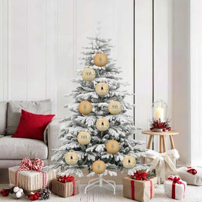 vidaXL - Kerstbal - Set - XL - 9 - st - Goud - Ø - 15 - cm - Kunststof