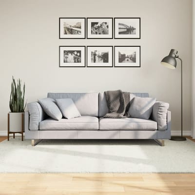 vidaXL - Vloerkleed - OVIEDO - laagpolig - 160x230 - cm - crèmekleurig