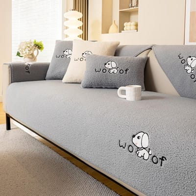 Sherpa bankhoes, hondvriendelijk, favoriet van huisdieren, pluche en zacht, dikke pluche bankhoes, pluche antislip bankhoes, meubelhoes Armrest70X70cm
