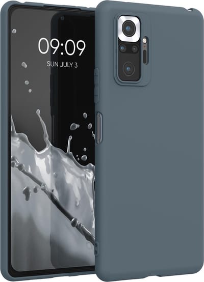 kwmobile telefoonhoesje geschikt voor Xiaomi Redmi Note 10 Pro - Hoesje voor smartphone - Back cover in leisteen