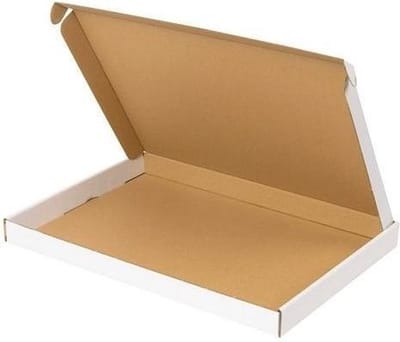Brievenbusdoosjes Wit A4+ (XL) 350 x 250 x 28 mm - 20 stuks