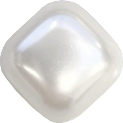Hoofddoek Magneet - Magneet Broche Mini - Magneetbroche - Parel Vierkant - Magnetische Broche - Sjaal - Hijab - Abaya - 14x14mm - Ivoor