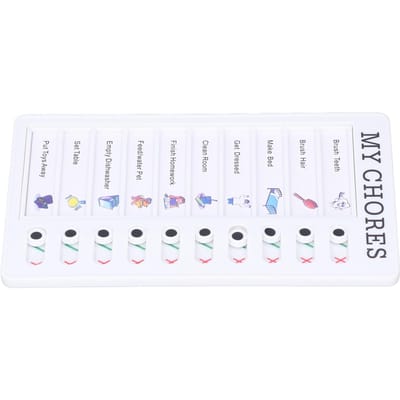 Takenlijst Memoborden Draagbaar Afneembaar Berichtbord Voel Comfortabel PVC Kinderen Takenlijst voor Kinderen Leer Plannen Type 1