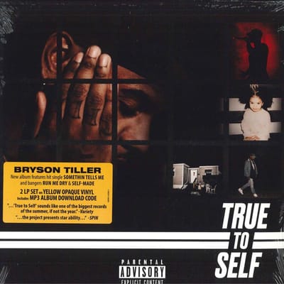 LP-plaat BRYSON TILLER - True To Self 88985420801 RCA, Sony Music 2017 USA & Euro Soul/Funk