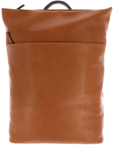 LEONHARD HEYDEN Leren laptop rugzak rugzak met laptopvak Hamburg RV-Rucksack 7080 Cognac bruine