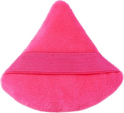 Famanu – Poeder puff make-up applicator, herbruikbaar en wasbaar, driehoekige vorm voor precisie