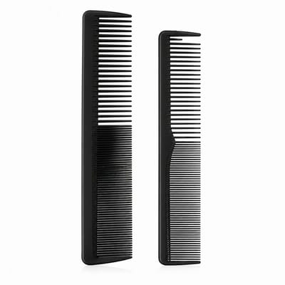 Kapperskam Carbon - Lange Kam - Knipkam - 2 + 1 (3 Stuks)