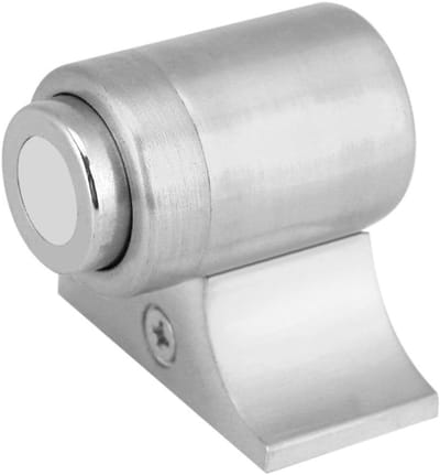 Magnetische Deurstopper - Deuropvanger RVS - Deuren Open Houden - Sterke Magneet - 48 x 39 mm - Geborsteld Staal