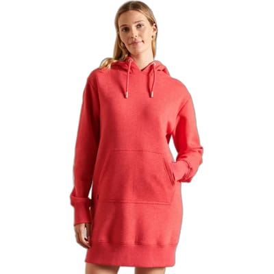 Superdry - Geborduurde Vintage Logo hoodiejurk - Dames - Jurken