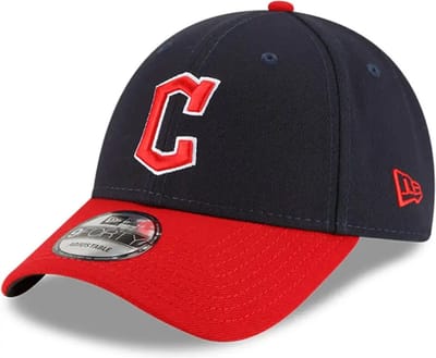 New Era Cleveland Guardians Home Team The League 9FORTY Navy/Red