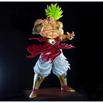 Op voorraad Jt Broly (Super Saiyan Versie) Anime Beeld PVC Model Speelgoed Verzamelfiguren Bureau Decoratie Jongens Verrassingscadeau brown