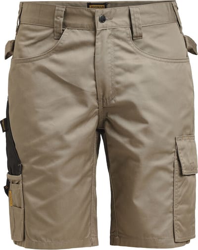 Jobman 2723 Service Shorts 65272320 - Khaki/Zwart - C44