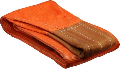 Hefband Polyester - Hijstouw - Zwaar Werk - Dubbel Laags - 2 Meter - Oranje