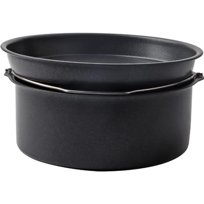 Accessoires de friteuse, moule à gâteau, moule à pizza, moule de cuisson domestique, plateau de cuisson à gâteaux, outil de cuisine, 8 pouces 8 Inch black