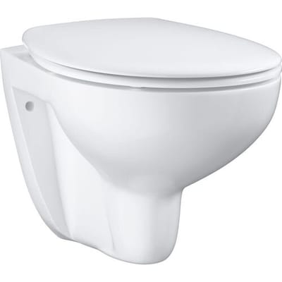 GROHE Bau Ceramic Wandcloset - Met toiletbril en deksel - Keramiek - Geen bevestigingsmateriaal