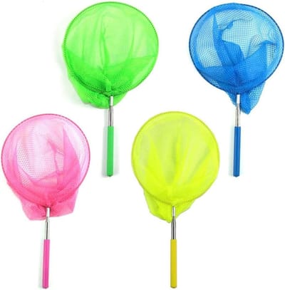 Set van 4 Telescopische Vliegenvangers voor Kinderen - Ideaal voor Insecten Vangen, Tuinactiviteiten en Natuurverkenning