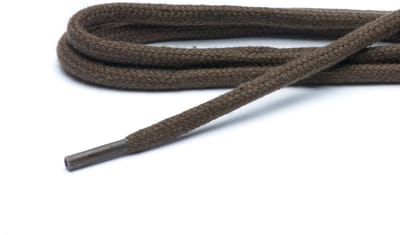 ARIESZZZ Schoenveters - Veters 120 cm - D. Bruin - Rond Dik - 4 mm - 6-8 gaatjes