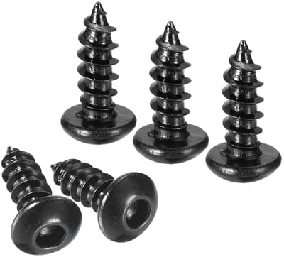 Zelftappende Schroeven - Metaal Bevestiging - Materiaal Verbinding - Zelfborende Punt - M4 x 10mm - Zwart