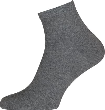 Tommy Hilfiger damessokken Casual Short (2-pack) - korte sokken katoen - midden grijs melange
