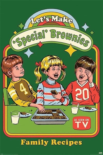 Steven Rhodes Let's Make Special Brownies Poster 61x91.5cm