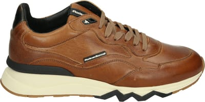 floris van bommel - DE ZAGER 02.42 - Lage sneakersVrije tijdsschoenenHeren sneakers - Kleur: Cognac - Maat: 41.5