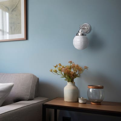 Wandlamp Artichoke Royal Chroom - Art Deco Trade